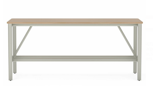Collaborative Spaces™ 42"H Large Collaboration Table with Small Radius & Levelers - 96"W x 36"D | SCTLBSL3696