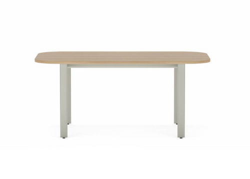Collaborative Spaces™ 29"H Large Collaboration Table with Large Radius & Levelers - 66"W x 48"D | SCTLWLL4866