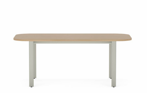 Collaborative Spaces™ 29"H Large Collaboration Table with Large Radius & Levelers - 72"W x 48"D | SCTLWLL4872