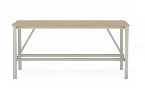 Collaborative Spaces™ 42"H Large Collaboration Table with Small Radius & Levelers - 90"W x 48"D | SCTLBSL4890