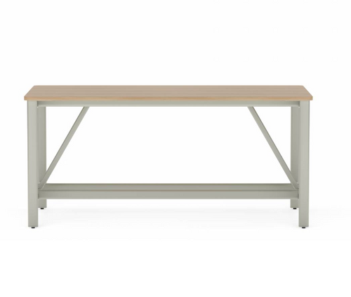 Collaborative Spaces™ 36"H Large Collaboration Table with Small Radius & Levelers - 78"W x 48"D | SCTLCSL4878