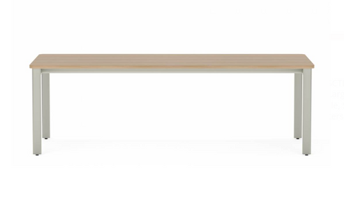 Collaborative Spaces™ 29"H Large Collaboration Table with Small Radius & Levelers - 90"W x 48"D | SCTLWSL4890