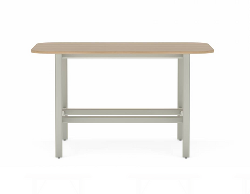 Collaborative Spaces™ 42"H Large Collaboration Table with Large Radius & Levelers - 72"W x 48"D | SCTLBLL4872