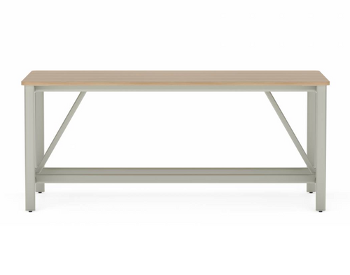 Collaborative Spaces™ 36"H Large Collaboration Table with Small Radius & Levelers - 84"W x 36"D | SCTLCSL3684