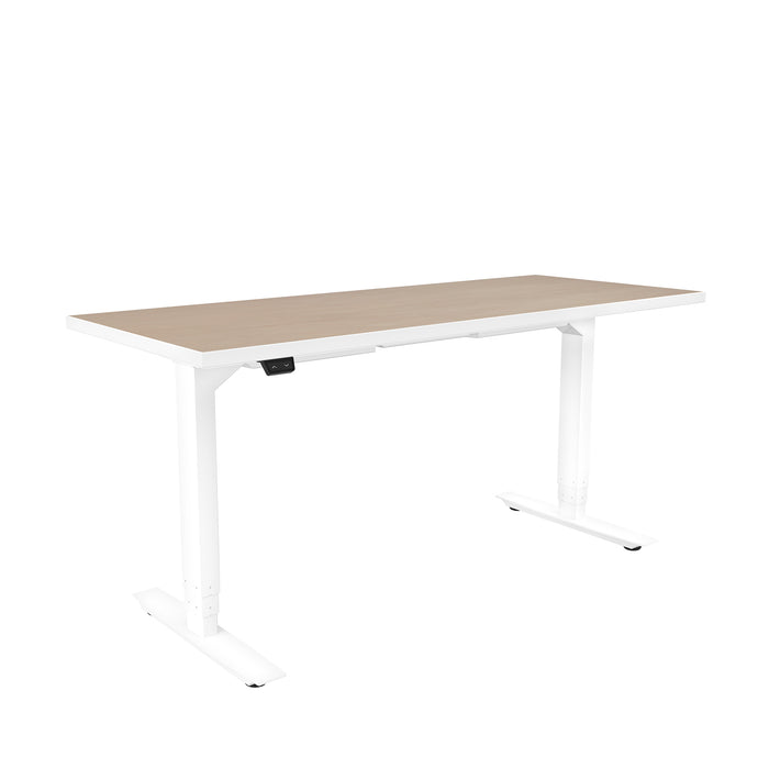 ML-Series Height-Adjustable Table, 24x60 Laminate Top, 2-Stage/2-Leg Base | ML222460