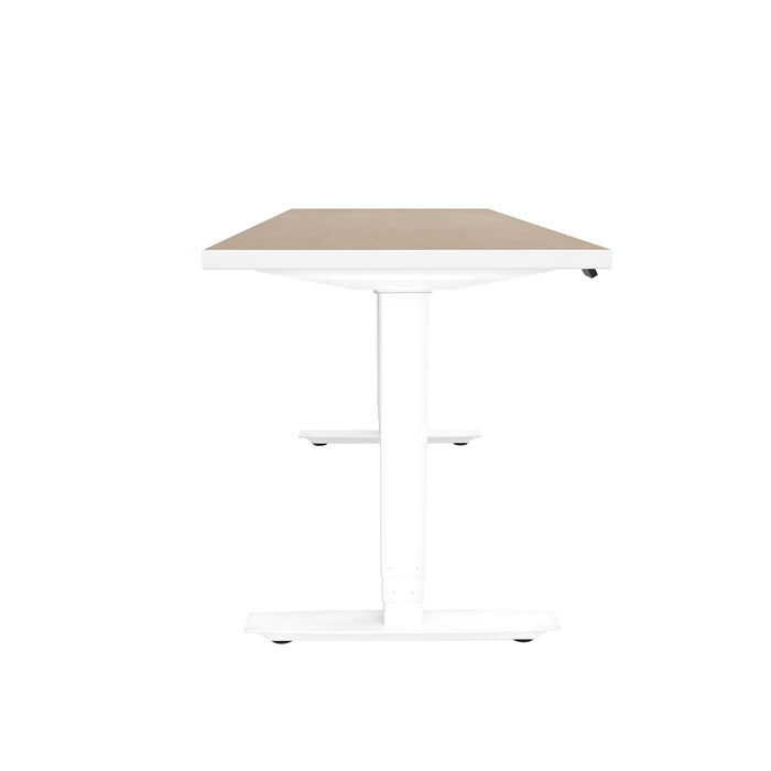 ML-Series Height-Adjustable Table, 24x60 Laminate Top, 2-Stage/2-Leg Base | ML222460