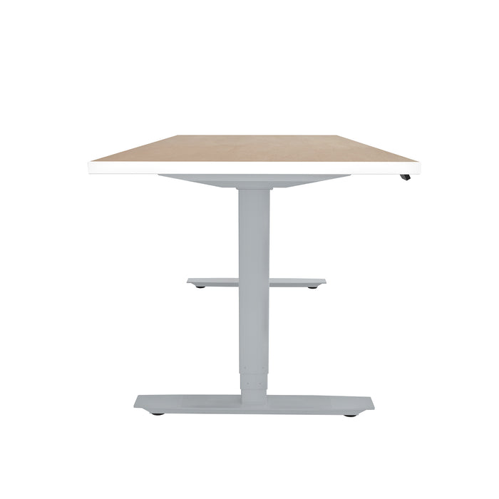 ML-Series Height-Adjustable Table, 30x60 Laminate Top, 3-Stage/2-Leg Base | ML323060