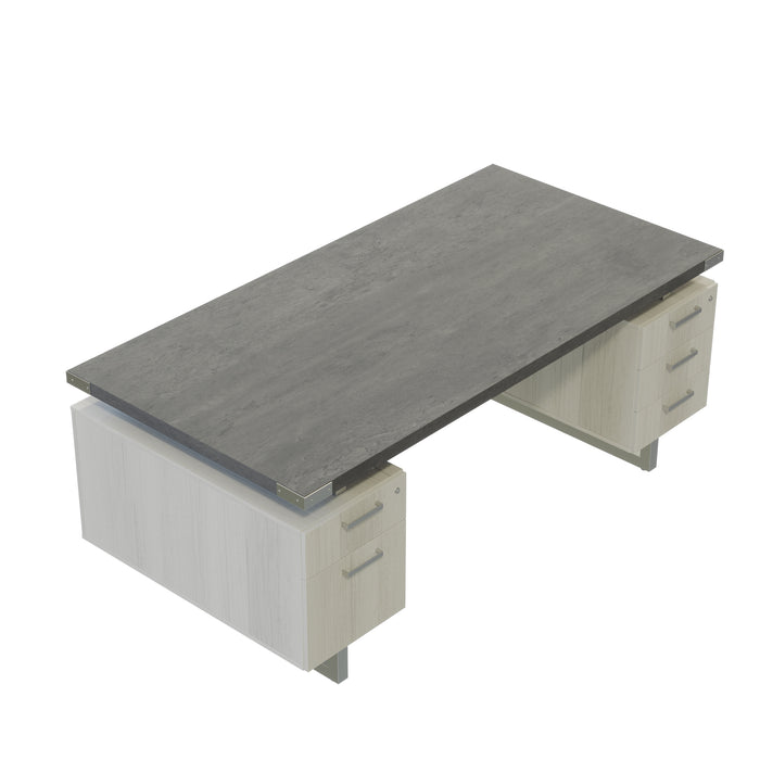 Mirella™ Free Standing Desk, BBB/BF | MRDBF7236