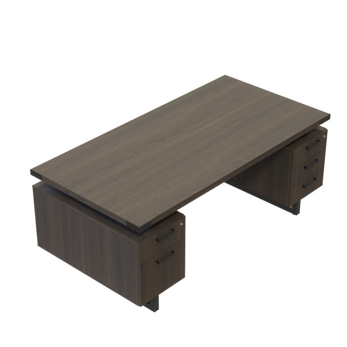 Mirella™ Free Standing Desk, BBB/BF | MRDBF7236