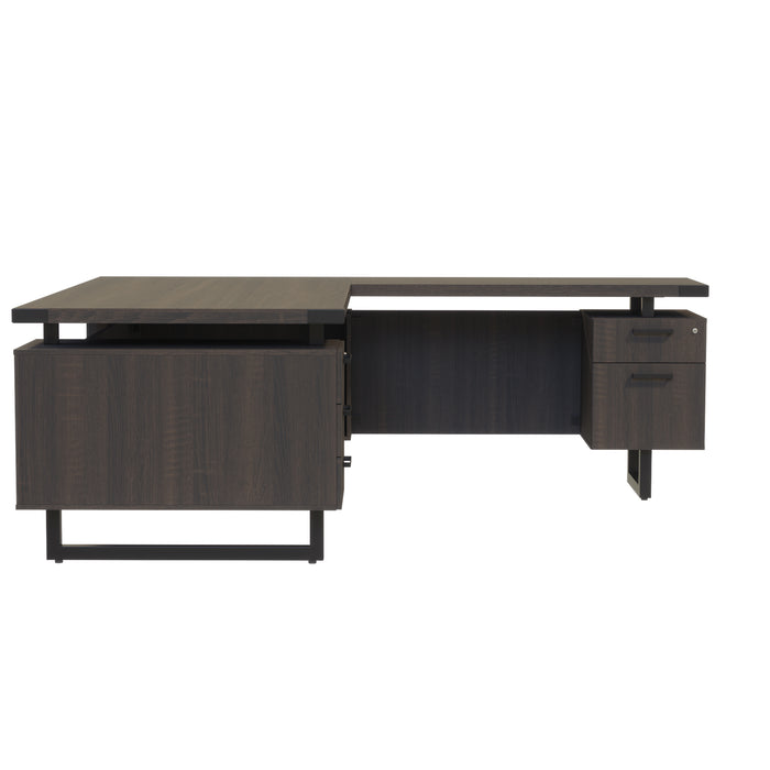 Mirella™ L-Shaped Configuration Desk, BBB/BF | MRLSBF7236