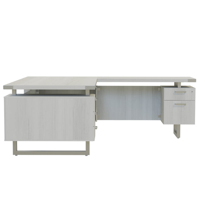 Mirella™ L-Shaped Configuration Desk, BBB/BF | MRLSBF7236