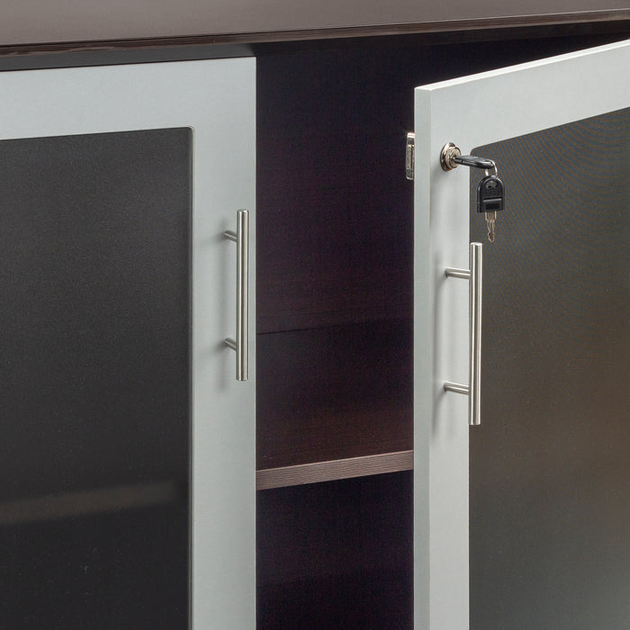 Medina™ Low Wall Cabinet with Glass Doors | MVLC