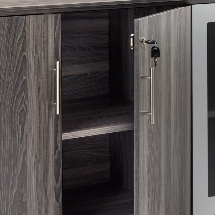 Medina™ Low Wall Cabinet with Glass Doors | MVLC