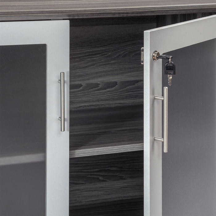 Medina™ Low Wall Cabinet with Glass Doors | MVLC