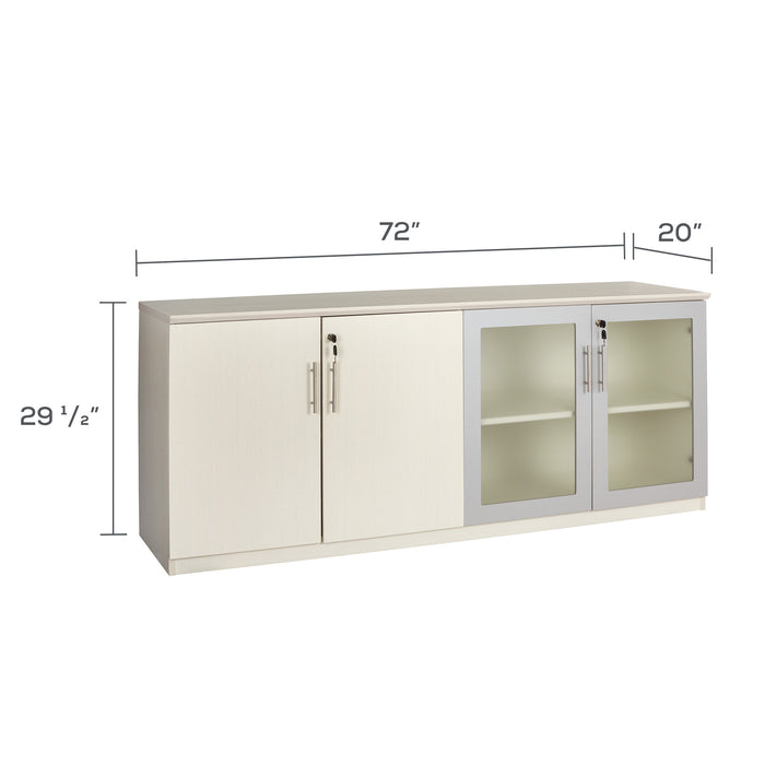 Medina™ Low Wall Cabinet with Glass Doors | MVLC