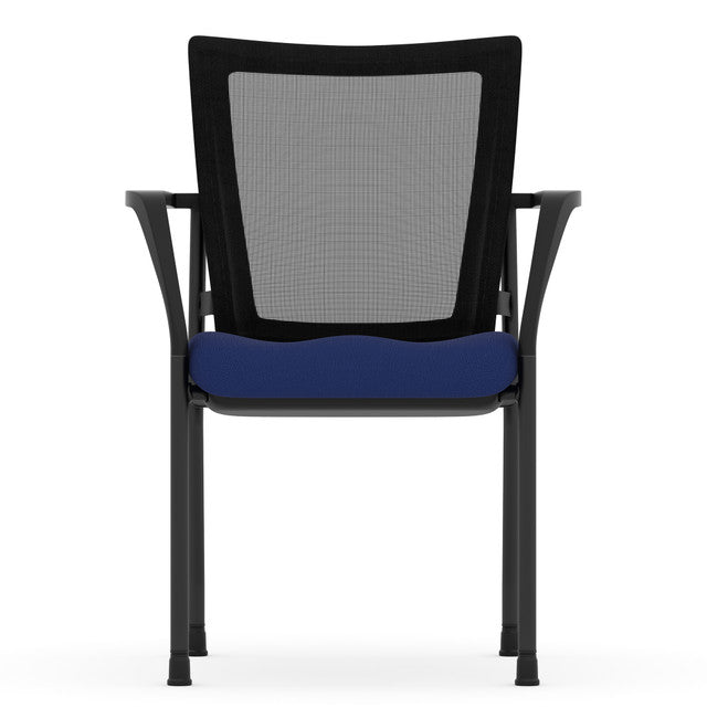CoolMesh Mesh Back Stacking Chair with Fabric Seat | 7944GNSF