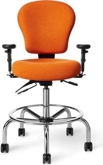Office Master Classic Small Build Multi Functional Ergonomic Lab Stool | PAC53-LS (CLS53)