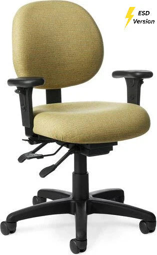 Office Master Electrostatic Discharge ESD Ergonomic Mid Back Task Chair (Fabric) | EF44