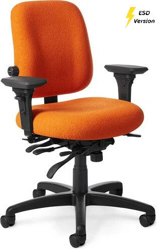 Office Master Electrostatic Discharge ESD Multi Function Ergonomic Chair (Fabric) | EF74