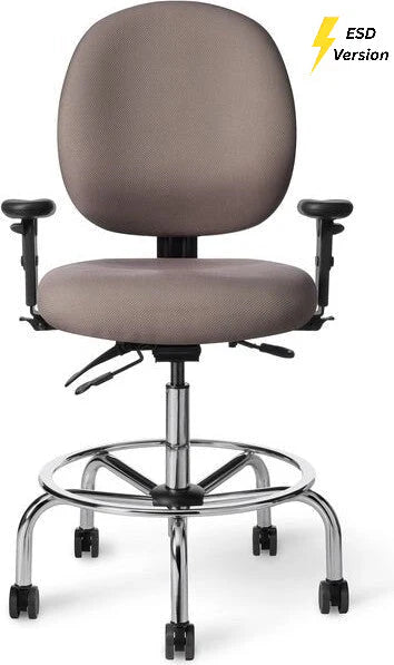 Office Master Electrostatic Discharge ESD Healthcare Lab Stool (Fabric) | EFCLS57D