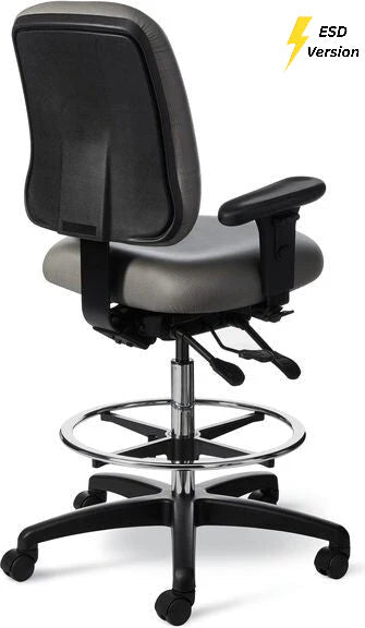 Office Master Electrostatic Discharge ESD Multi Function Lab Stool (Fabric) | EFIU73