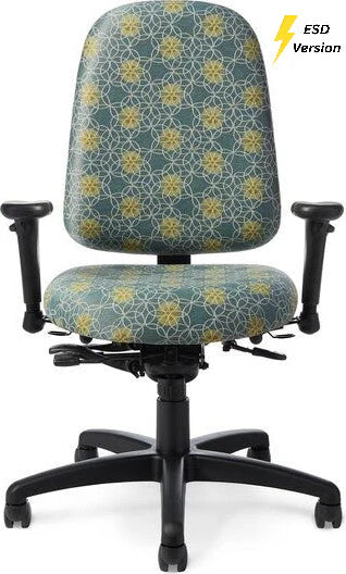 Office Master Electrostatic Discharge ESD High Back Ergonomic Chair (Vinyl) | EV77