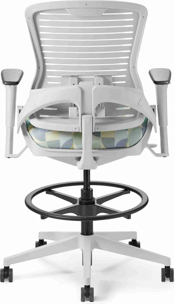 Office Master Ergonomic Self Weighing Task Stool With Footring | OM5-TS