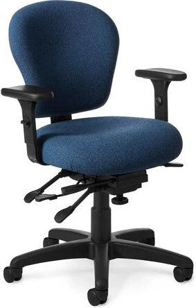 Office Master Small Build Multi Function Ergonomic Office Chair | PAC53-8b (PC53)