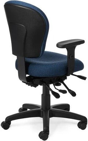 Office Master Small Build Multi Function Ergonomic Office Chair | PAC53-8b (PC53)