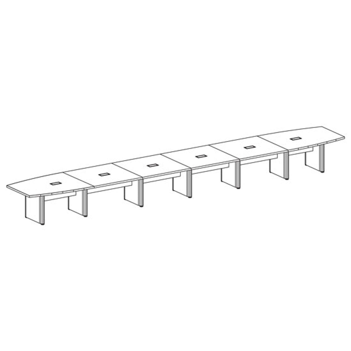 Boat-Shaped-Conference-Table