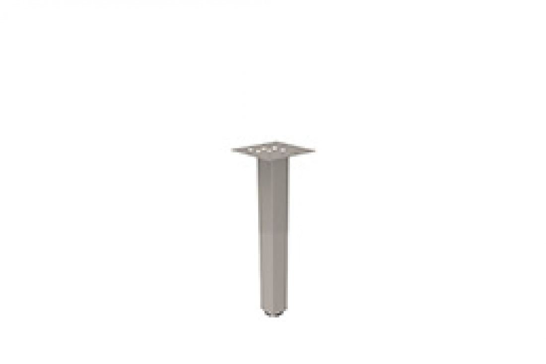 15"H Metal Square Table Leg | OTGSTL15