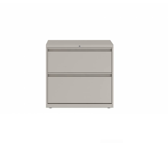 Prime™ 28"H Two High Lateral File Cabinet, 36"W x 18"D - Fixed Front | GULF20G1836P