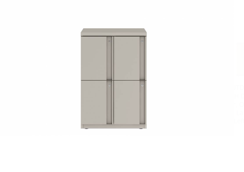 Prime™ 35.2"H Double Column Locker, Two Rows, 24"W x 18"D, Full Pull Doors - Left Opening | GUTDSF235S24LP