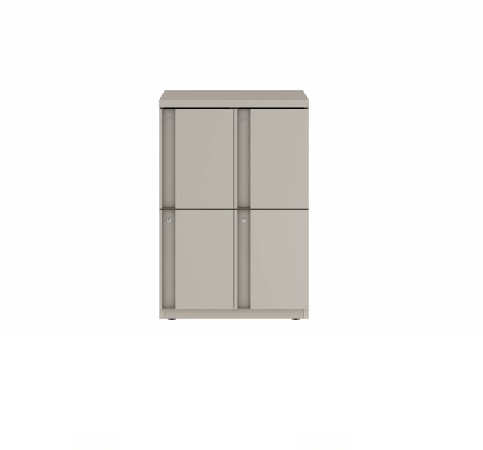 Prime™ 35.2"H Double Column Locker, Two Rows, 24"W x 18"D, Full Pull Doors - Right Opening | GUTDSF235S24RP
