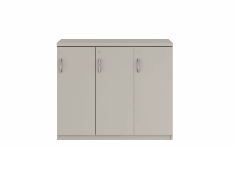 Prime™ 35.2"H Triple Column Locker, One Row, 42"W x 18"D, Flat Metal Doors - Right Opening | GUTTSF135S42RM