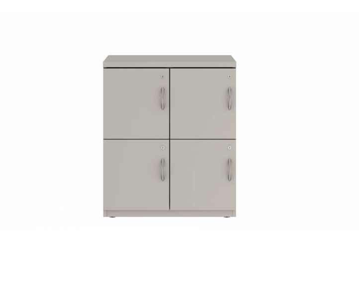 Prime™ 35.2"H Double Column Locker, Two Rows, 30"W x 18"D, Flat Metal Doors - Left Opening | GUTDSF235S30LM
