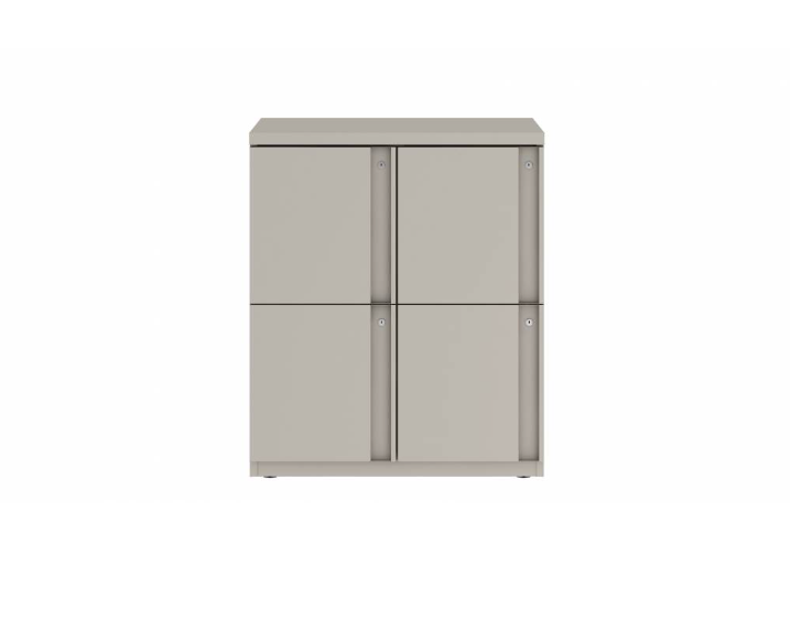 Prime™ 35.2"H Double Column Locker, Two Rows, 30"W x 18"D, Full Pull Doors - Left Opening | GUTDSF235S30LP