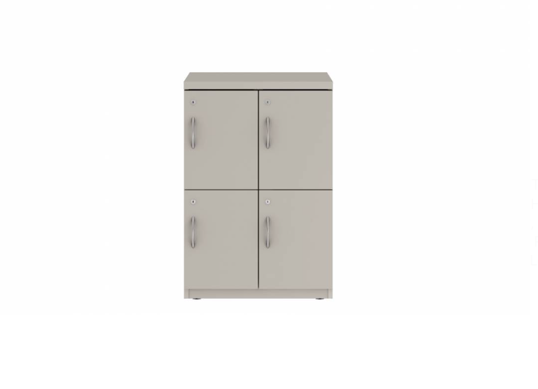 Prime™ 35.2"H Double Column Locker, Two Rows, 24"W x 18"D, Flat Metal Doors - Right Opening | GUTDSF235S24RM