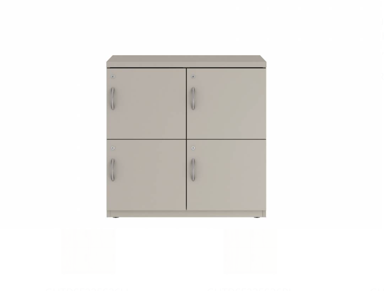 Prime™ 35.2"H Double Column Locker, Two Rows, 36"W x 18"D, Flat Metal Doors - Right Opening | GUTDSF235S36RM