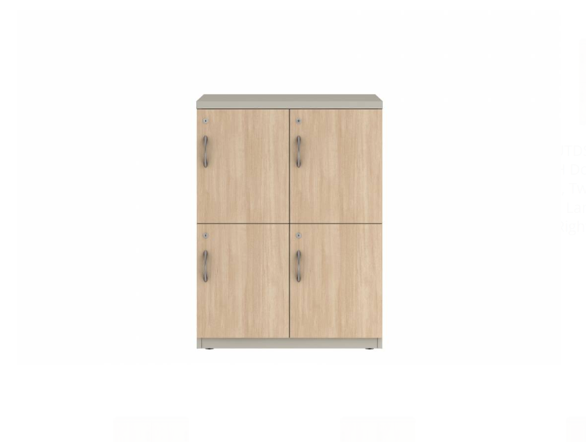 Prime™ 40"H Double Column Locker, Two Rows, 30"W x 18"D, Laminate Doors - Right Opening | GUTDSF240S30RL