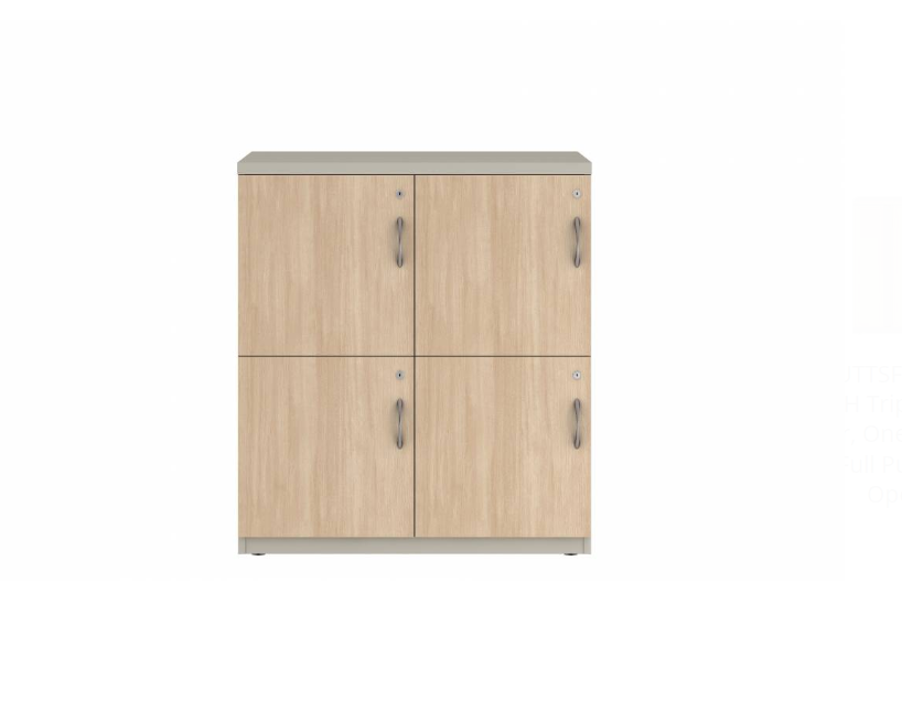 Prime™ 40"H Double Column Locker, Two Rows, 36"W x 18"D, Laminate Doors - Left Opening | GUTDSF240S36LL