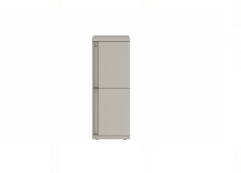 Prime™ 40"H Single Column Locker, Two Rows, 15"W x 18"D, Full Pull Doors - Right Opening | GUTSS240S15RP