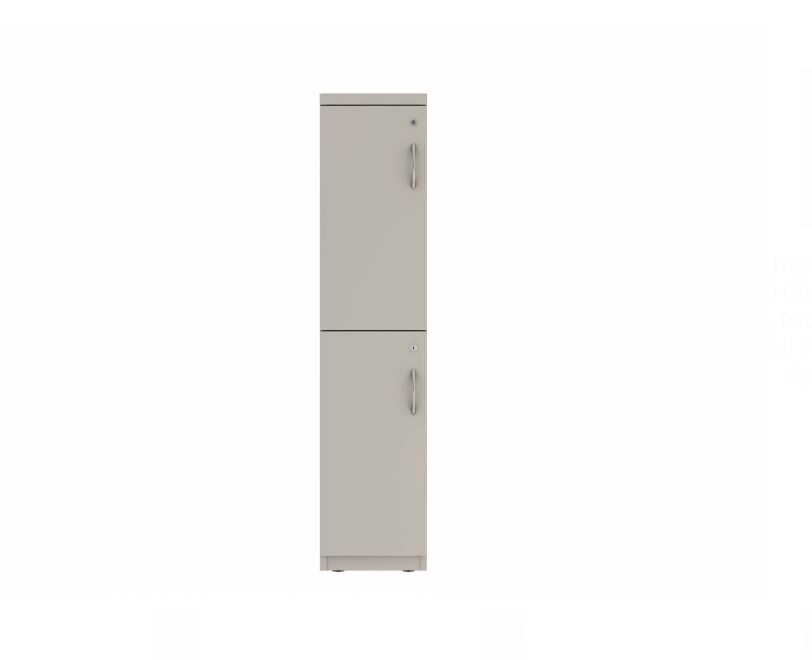 Prime™ 53.6"H Single Column Locker, Two Rows, 12"W x 18"D, Flat Metal Doors - Left Opening | GUTSS254S12LM