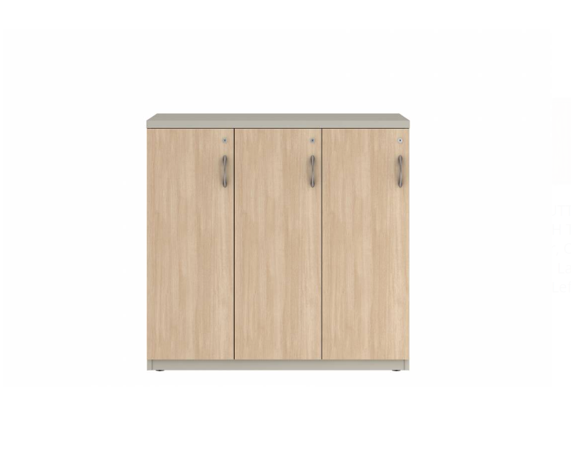 Prime™ 40"H Triple Column Locker, One Row, 42"W x 18"D, Laminate Doors - Left Opening | GUTTSF140S42LL