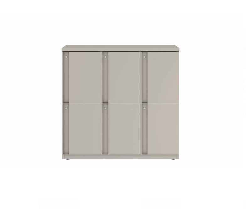 Prime™ 40"H Triple Column Locker, Two Rows, 42"W x 18"D, Full Pull Doors - Right Opening | GUTTSF240S42RP