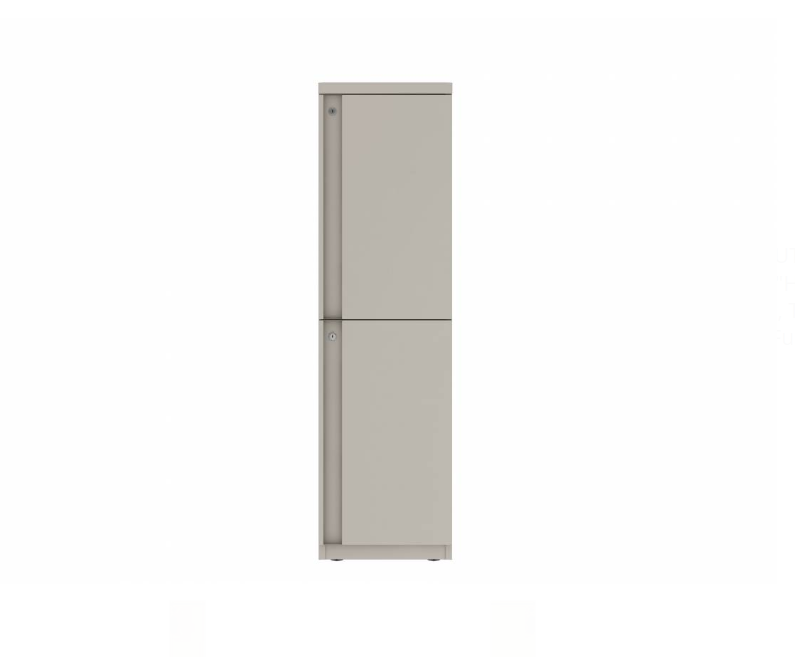 Prime™ 53.6"H Single Column Locker, Two Rows, 15"W x 18"D, Full Pull Doors - Right Opening | GUTSS254S15RP