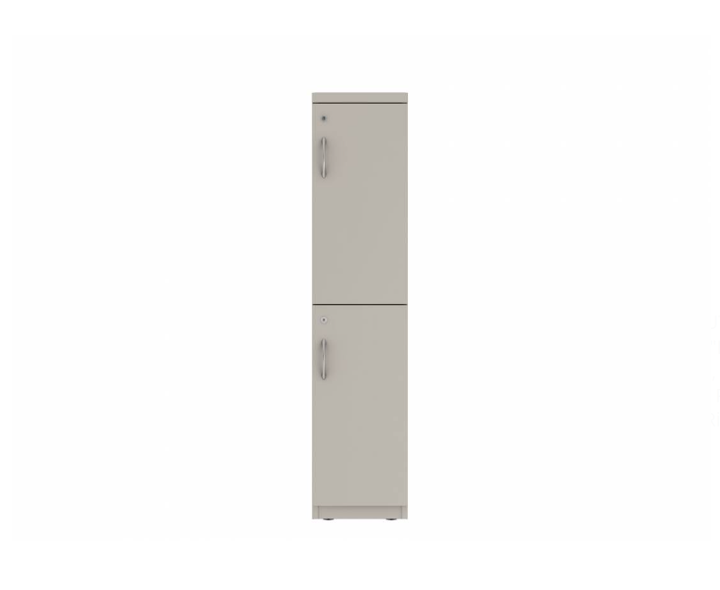 Prime™ 53.6"H Single Column Locker, Two Rows, 12"W x 18"D, Flat Metal Doors - Right Opening | GUTSS254S12RM