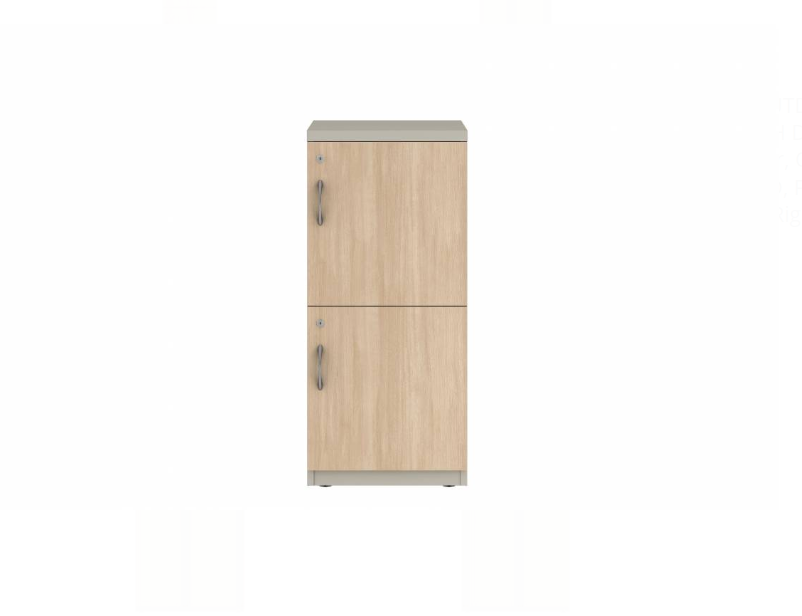 Prime™ 40"H Single Column Locker, Two Rows, 18"W x 18"D, Laminate Doors - Right Opening | GUTSS240S18RL