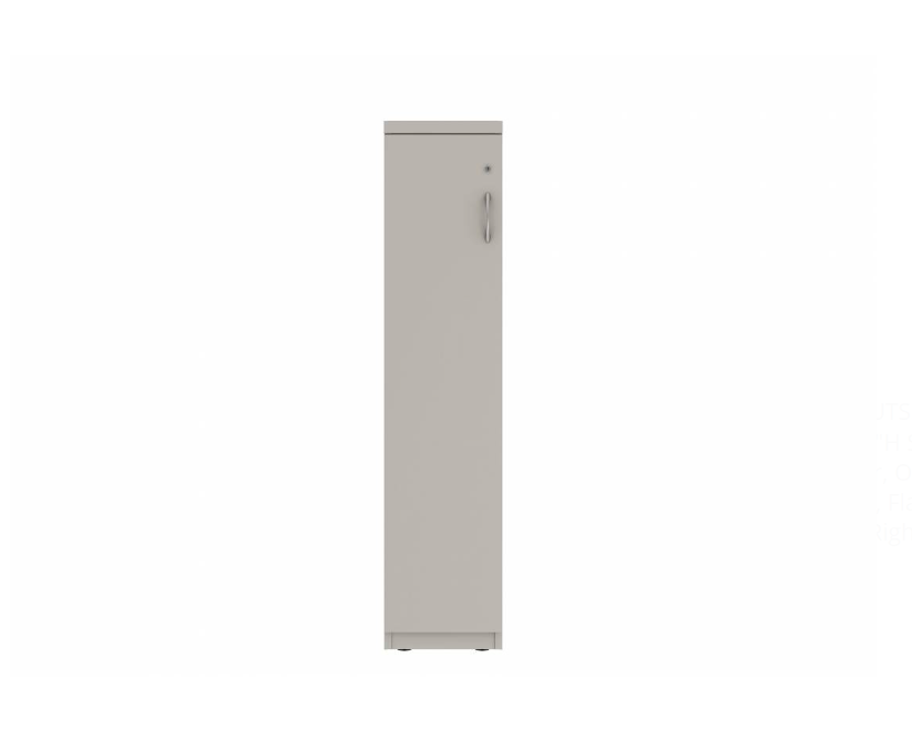 Prime™ 53.6"H Single Column Locker, One Row, 12"W x 18"D, Flat Metal Door - Left Opening | GUTSS154S12LM