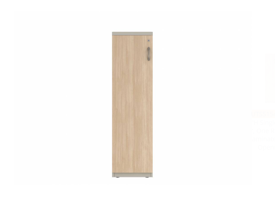 Prime™ 53.6"H Single Column Locker, One Row, 15"W x 18"D, Laminate Door - Left Opening | GUTSS154S15LL
